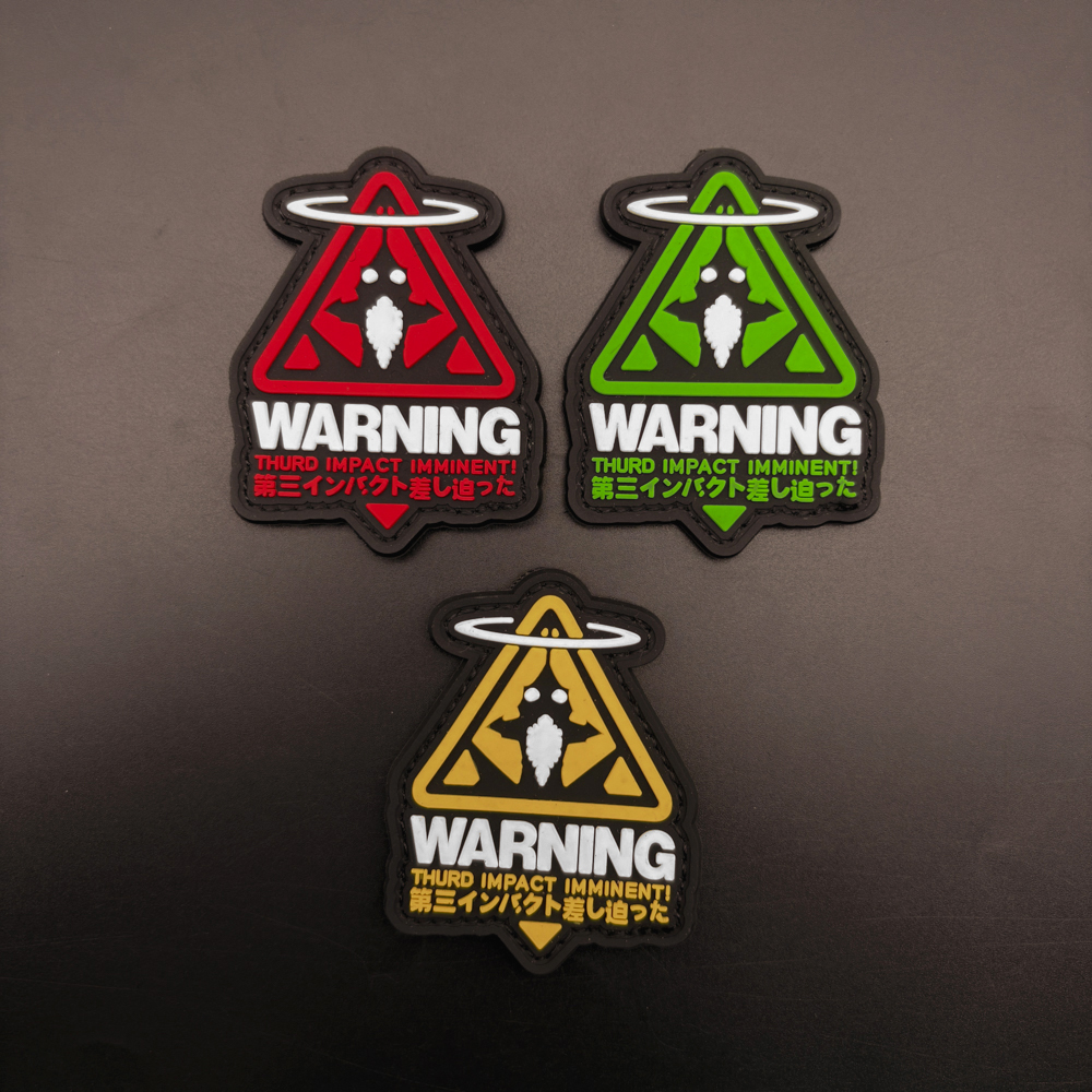 Motorcycle Gear Pattern - Sci-Fi Style Bilingual Warning Triangle Pattern