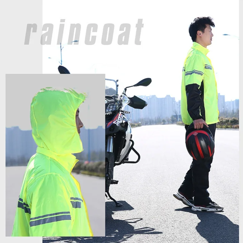 Motorcycle Split Raincoat Rain - Motorcycle Gear For Men recension och pris
