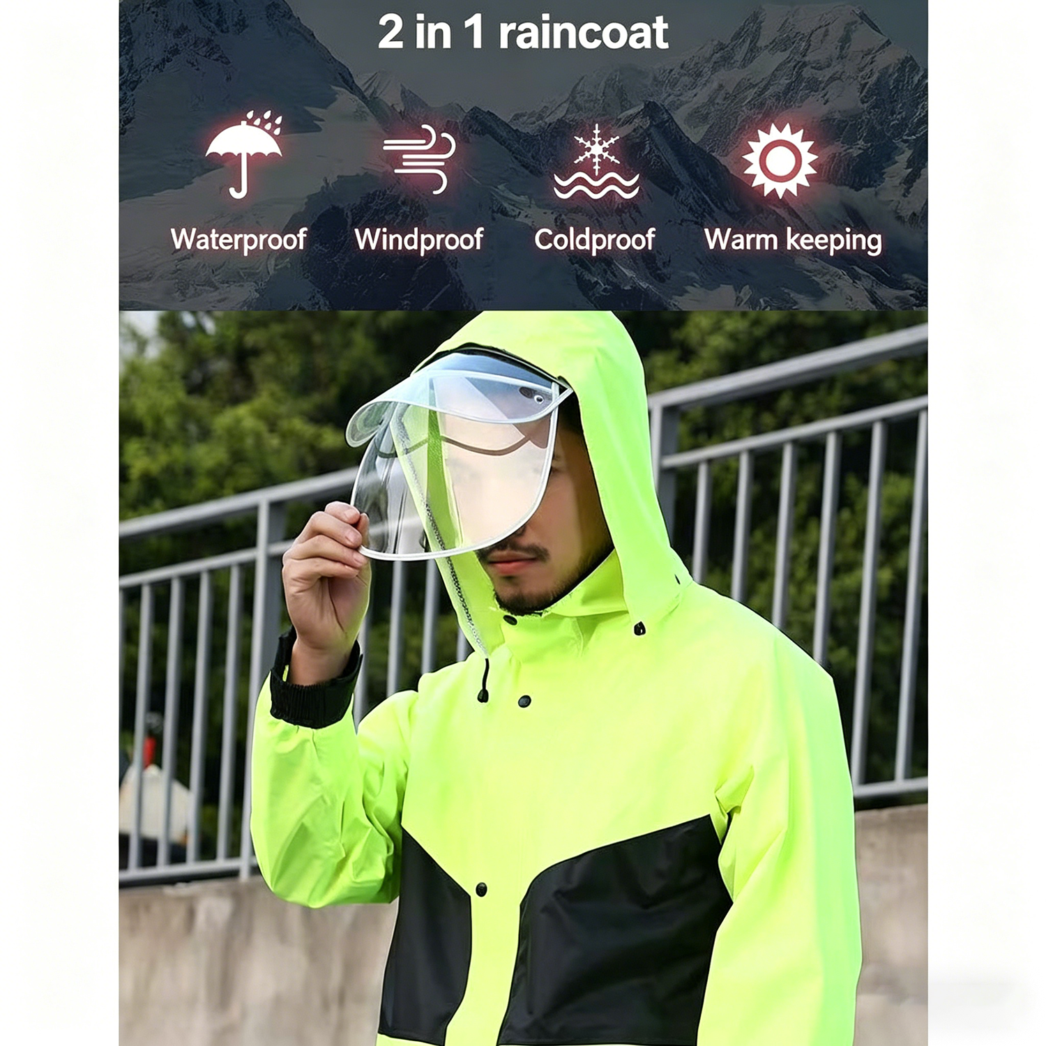 Motorcycle Raincoat Suits Men  - Motorcycle Gear For Men recension och pris
