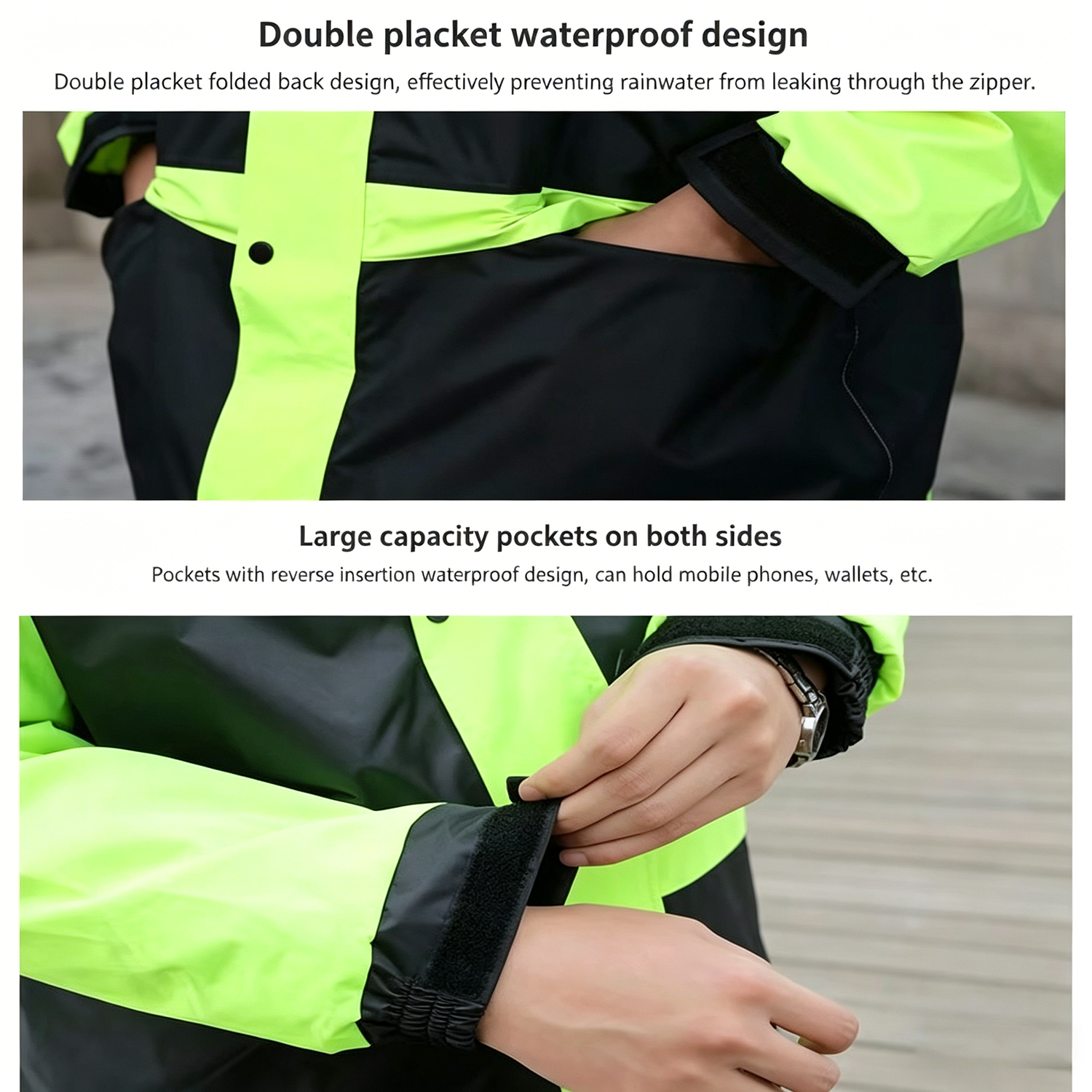 Motorcycle Raincoat Suits Men  - Motorcycle Gear For Men recension och pris