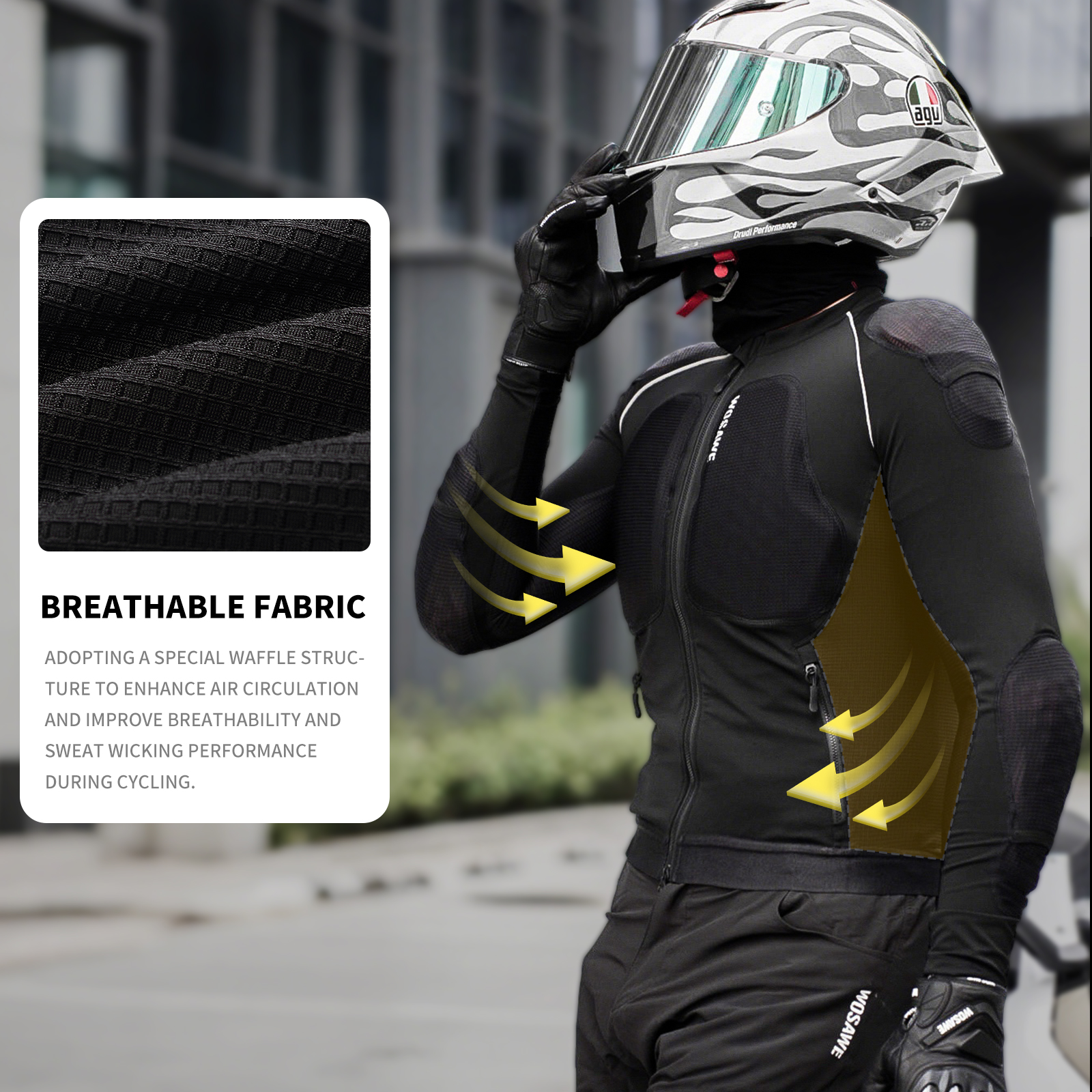 WOSAWE Men Motorcycle Riding J - Motorcycle Gear For Men recension och pris