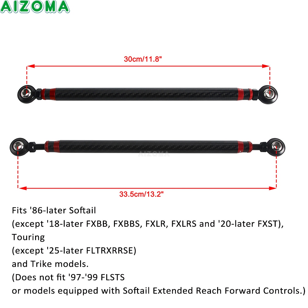 300mm-335mm Motorcycle Gear Sh - Motorcycle Gear Linkage Rod recension och pris