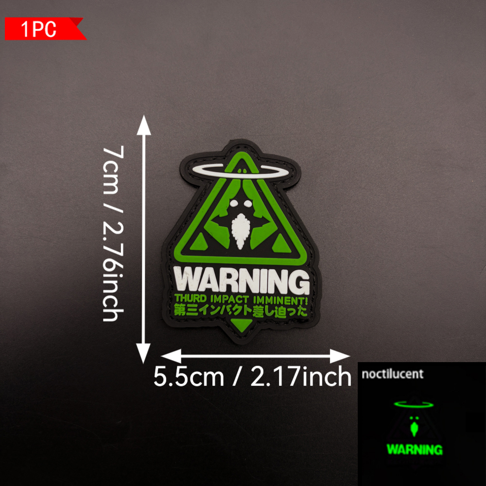 Sci-Fi Style Bilingual Warning - Motorcycle Gear Pattern recension och pris