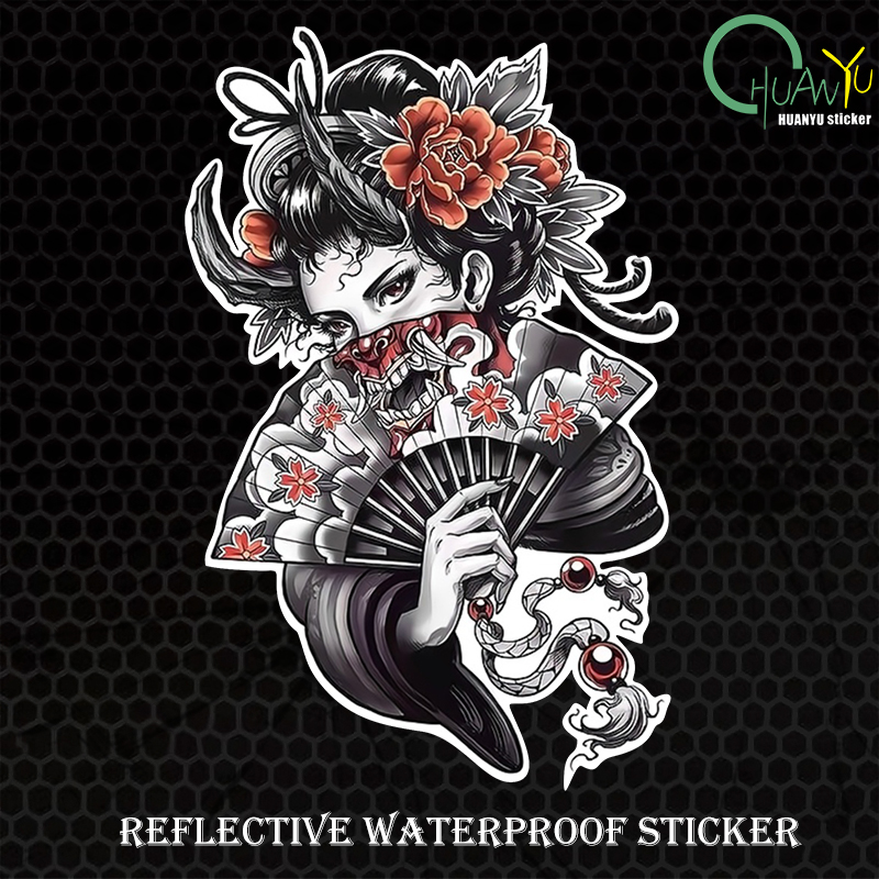 jdm Halloween geisha skull ani - Motorcycle Gear Pattern recension och pris
