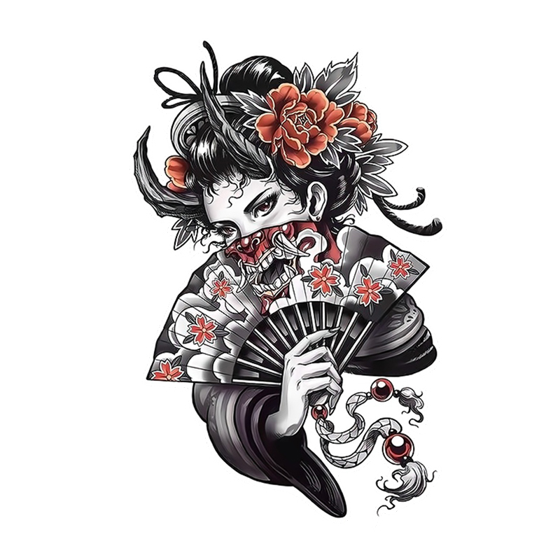 jdm Halloween geisha skull ani - Motorcycle Gear Pattern recension och pris