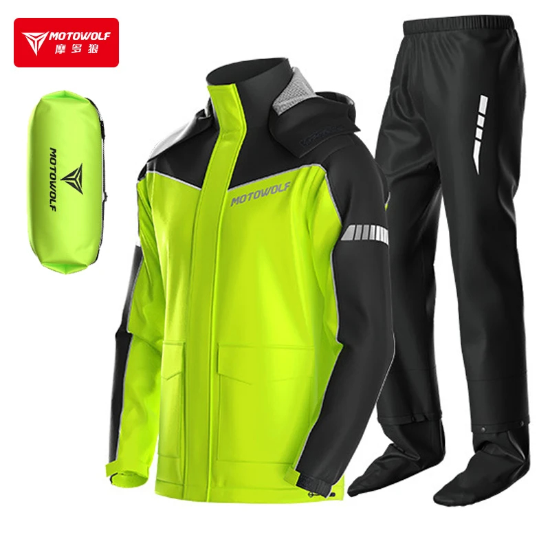 MOTOWOLF Motorcycle Raincoat A - Motorcycle Gear Boots recension och pris