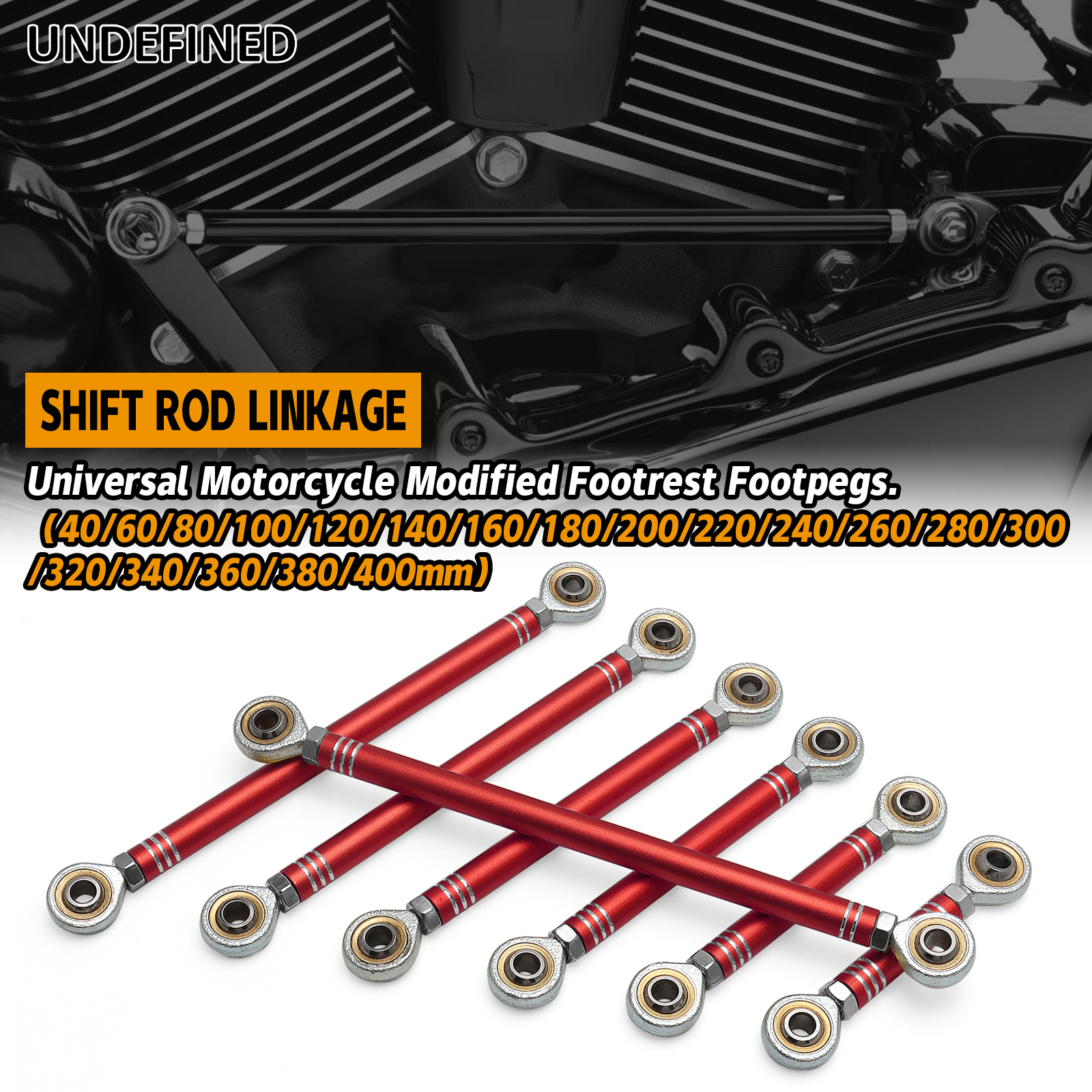 Universal Motorcycle M6 Left-R - Motorcycle Gear Linkage Rod recension och pris